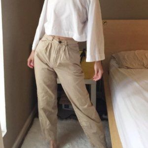 Vintage 80s 90s Sasson Jeans High Rise Khaki Pants